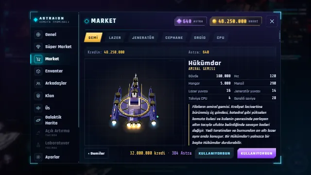 Market: the Sovereign flagship